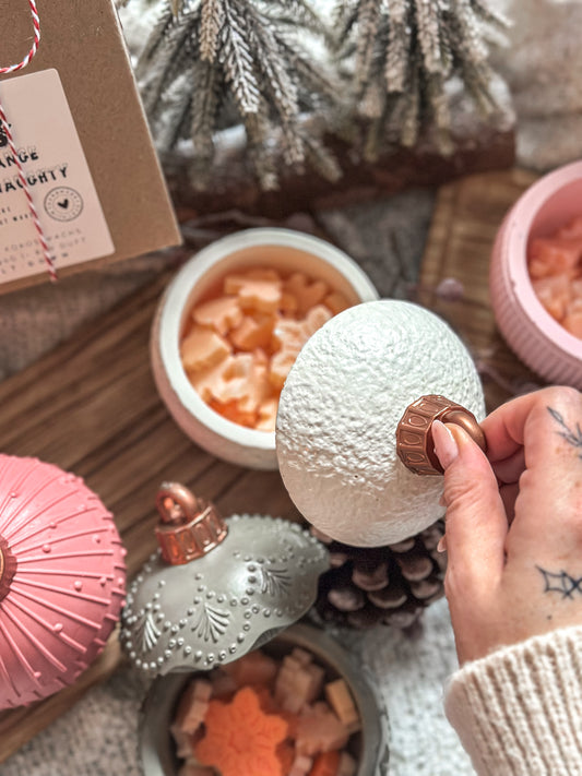 Orange You Naughty Duftwachs in edler Weihnachtsdose