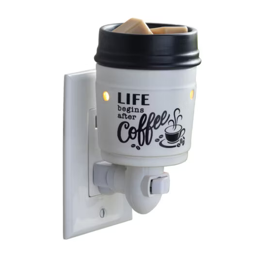 CANDLE WARMERS® Plug Duftlampe COFFEE elektrisch aus Keramik