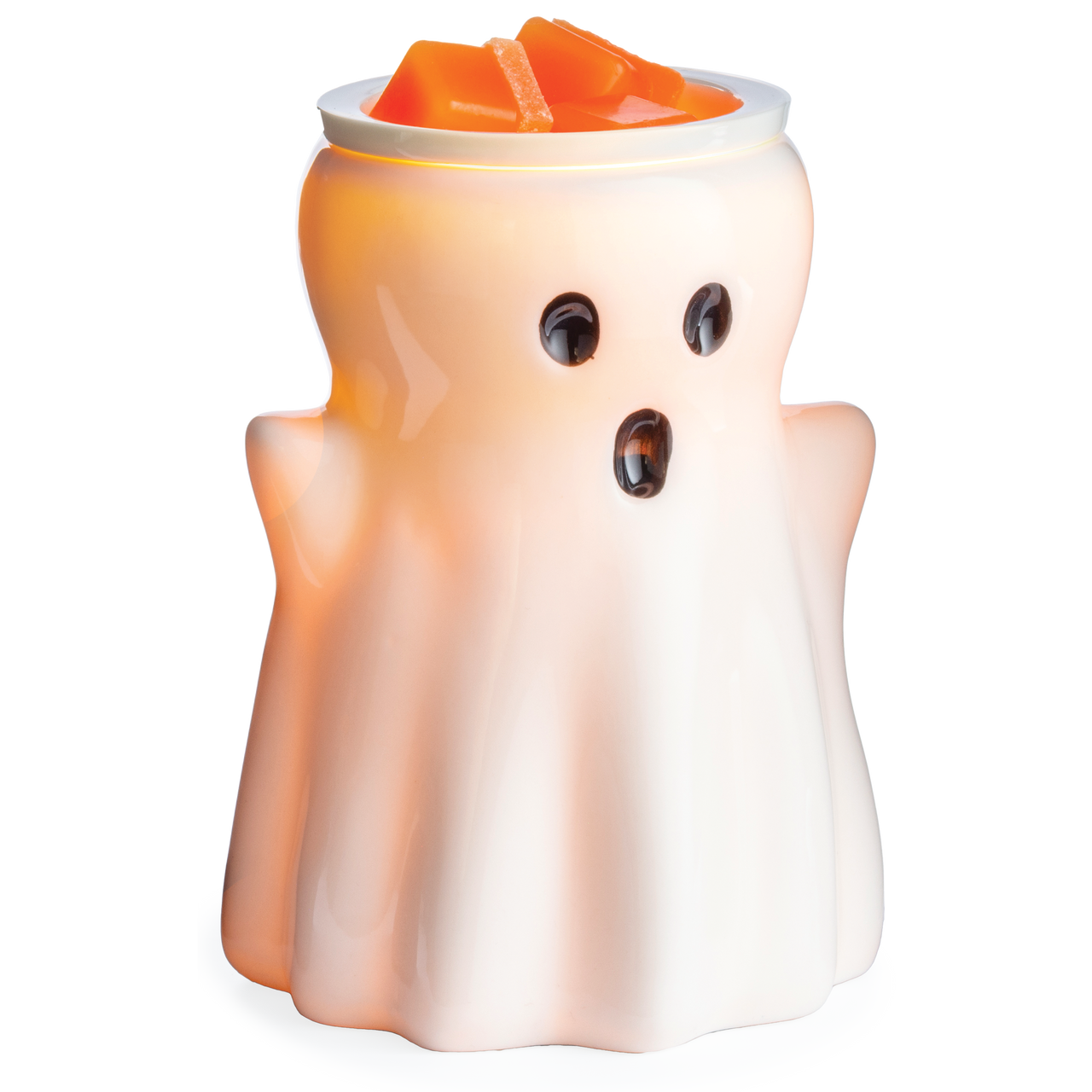 CANDLE WARMERS® Ghost Illumination Duftlampe aus weißer Keramik