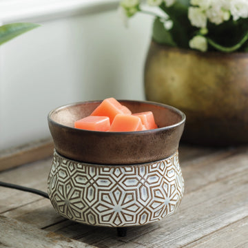 CANDLE WARMERS® BRONZE GEOMETRIC 2in1 Classic Duftlampe