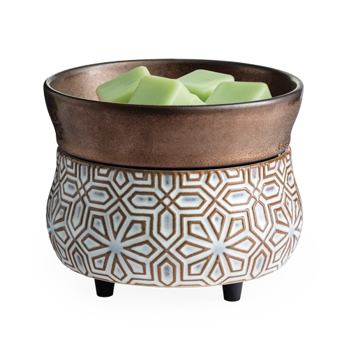 CANDLE WARMERS® BRONZE GEOMETRIC 2in1 Classic Duftlampe