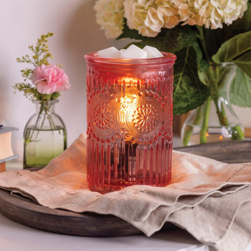 CANDLE WARMERS® Edison Duftlampe PINK PARISIAN elektrisch (aus Glas)