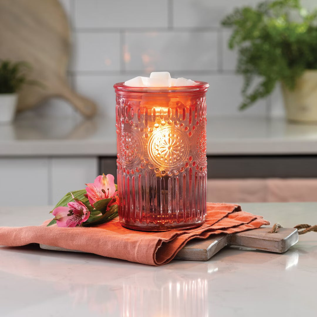 CANDLE WARMERS® Edison Duftlampe PINK PARISIAN elektrisch (aus Glas)