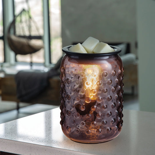 CANDLE WARMERS® SMOKEY HOBNAIL Edison Bulb Duftlampe