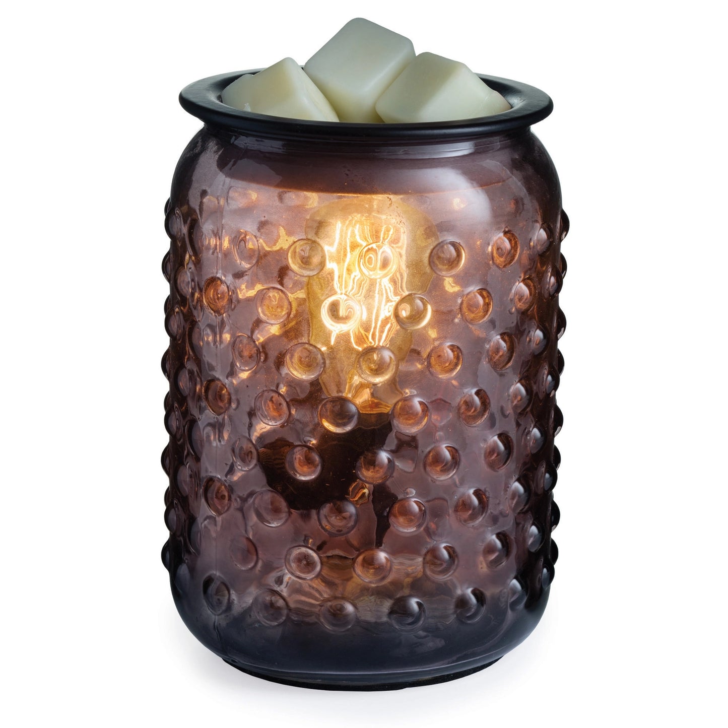CANDLE WARMERS® SMOKEY HOBNAIL Edison Bulb Duftlampe