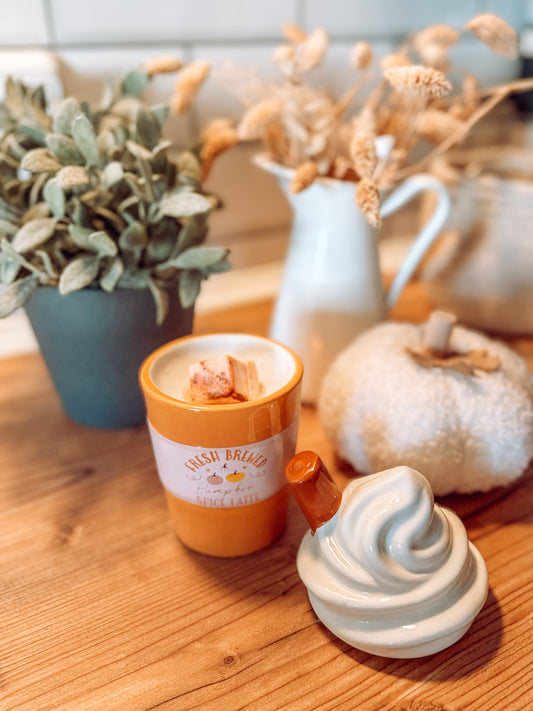Pumpkin Spice Latte – Latte-Stövchen für Duftwachs & Duftöl