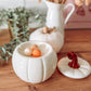 Curly Pumpkin White – Stövchen für Duftwachs & Duftöl