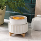 CANDLE WARMERS® CERAMIC & WOOD 2 in1 Classic Duftlampe