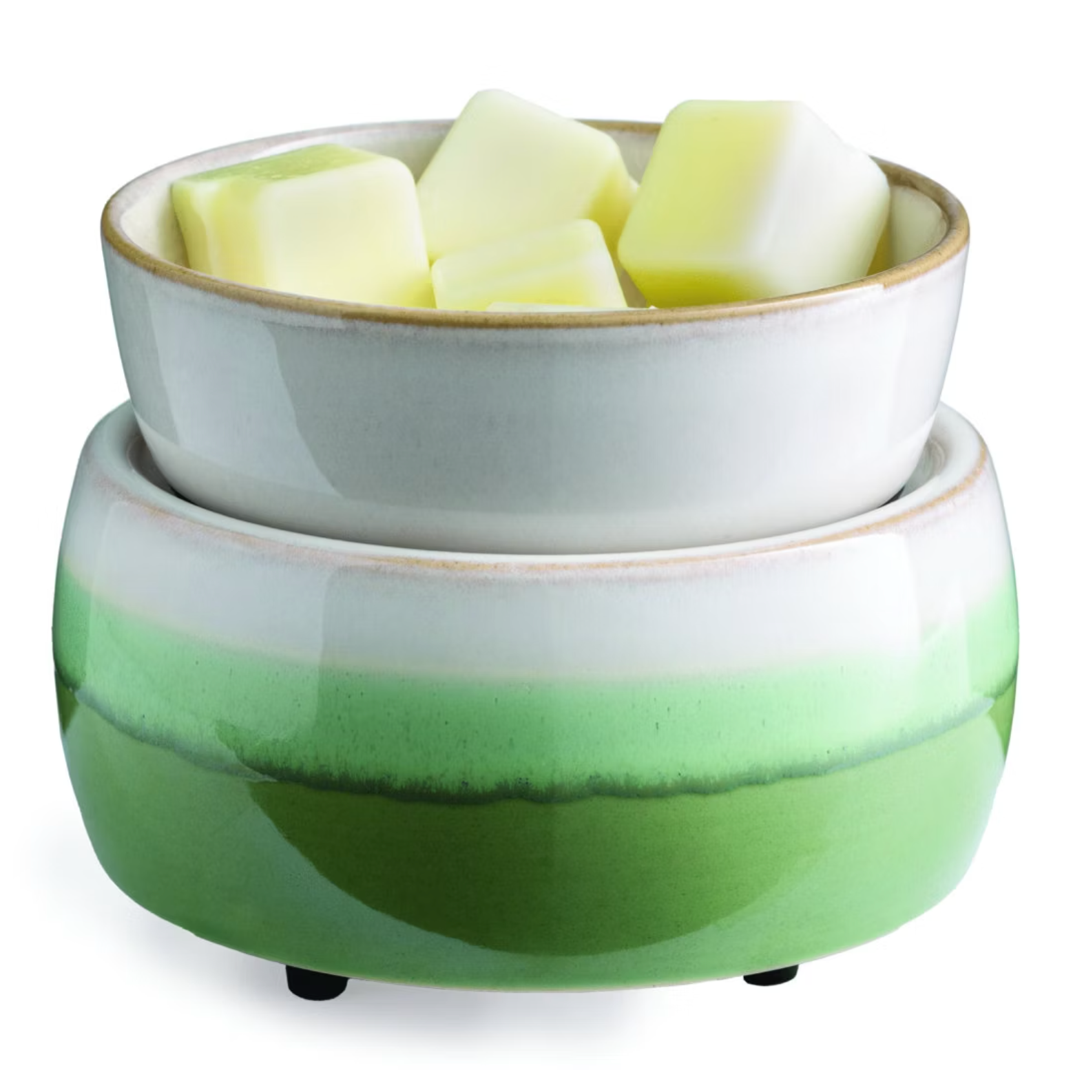 CANDLE WARMERS® 2 in1 Classic Duftlampe MATCHA LATTE creme/grün