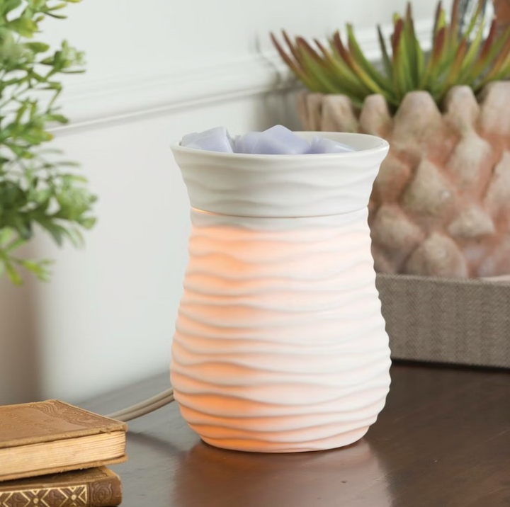 CANDLE WARMERS® Illumination Duftlampe HARMONY elektrisch matt weiß aus Bisquit Porzellan