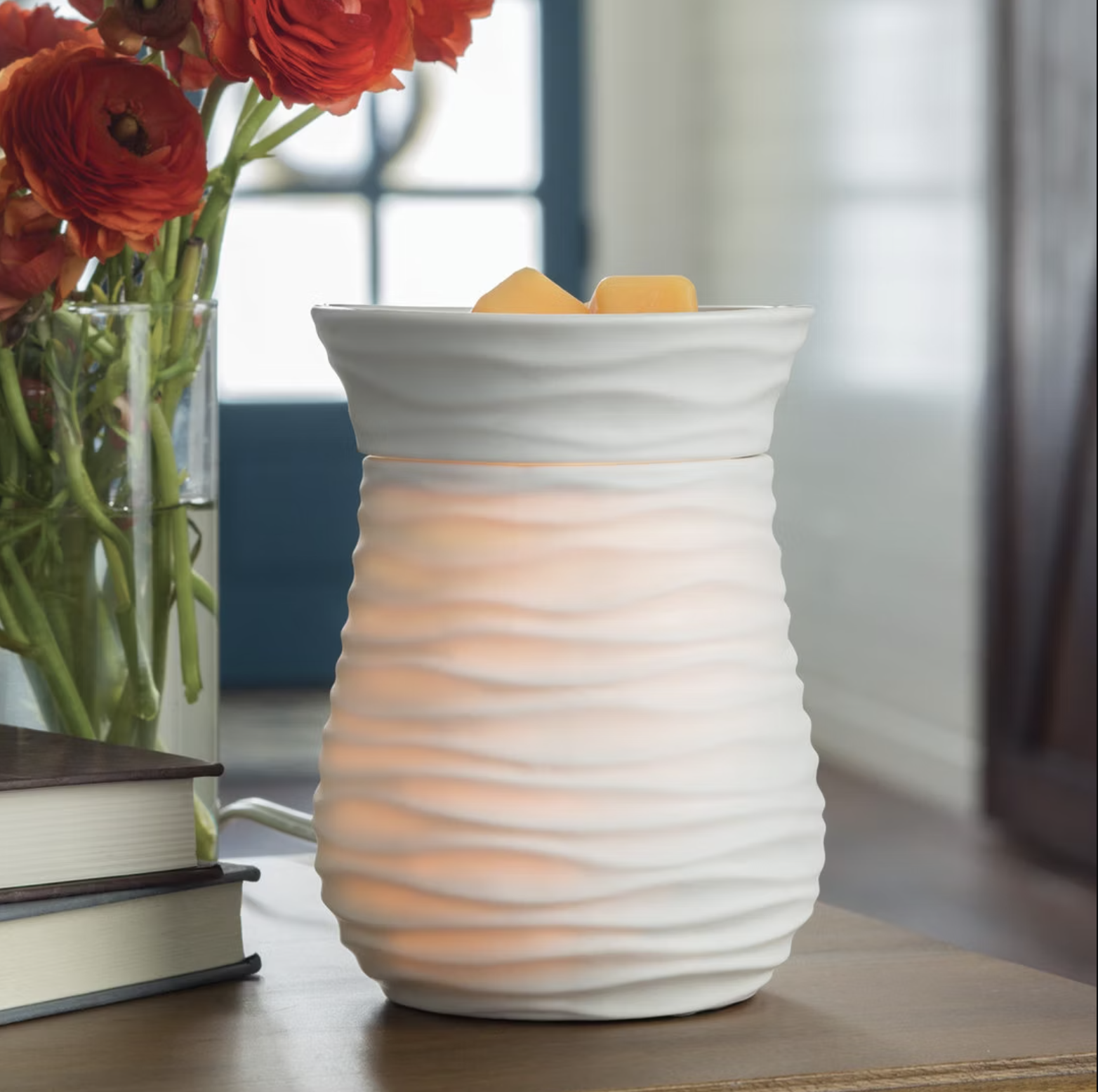 CANDLE WARMERS® Illumination Duftlampe HARMONY elektrisch matt weiß aus Bisquit Porzellan
