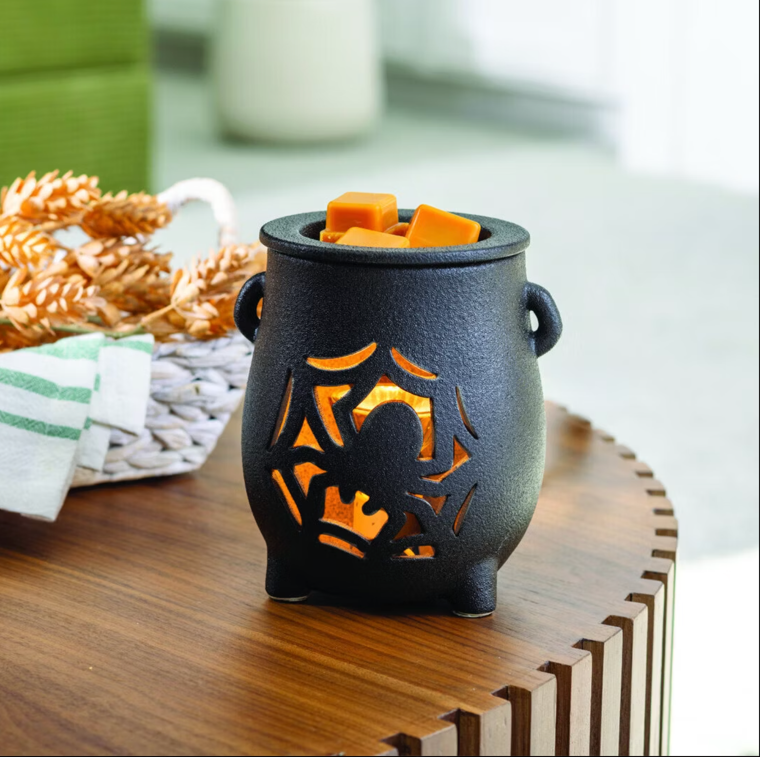 CANDLE WARMERS® Illumination Duftlampe CREEPY CAULDRON elektrisch aus Keramik