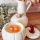 Curly Pumpkin White – Stövchen für Duftwachs & Duftöl