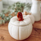 Curly Pumpkin White – Stövchen für Duftwachs & Duftöl