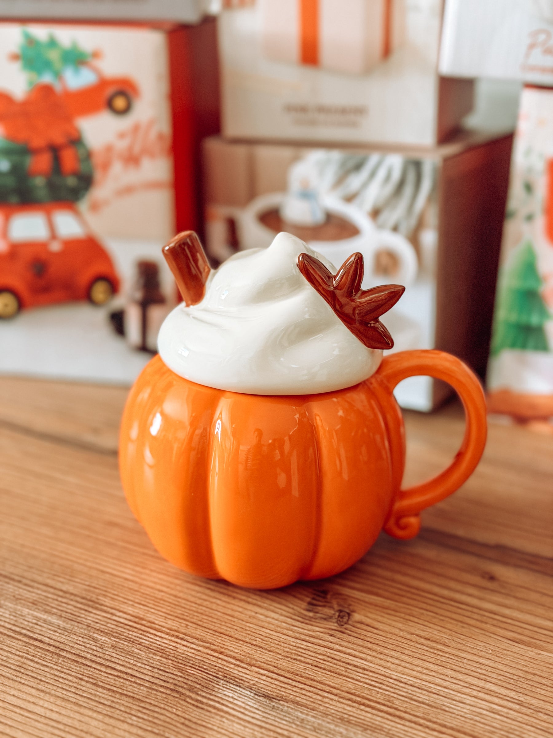 Pumpkin Cream – Kürbis-Stövchen für Duftwachs & Duftöl