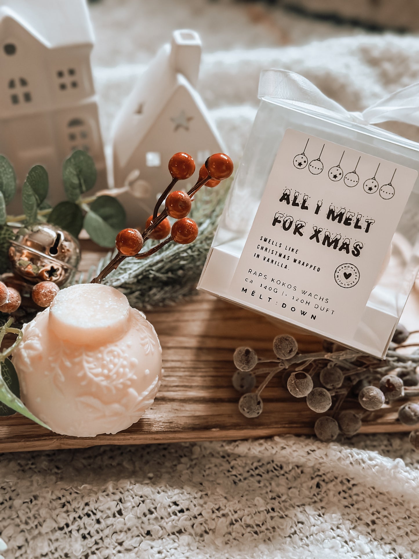 All I Melt For Xmas Duftwachs Weihnachtskugel