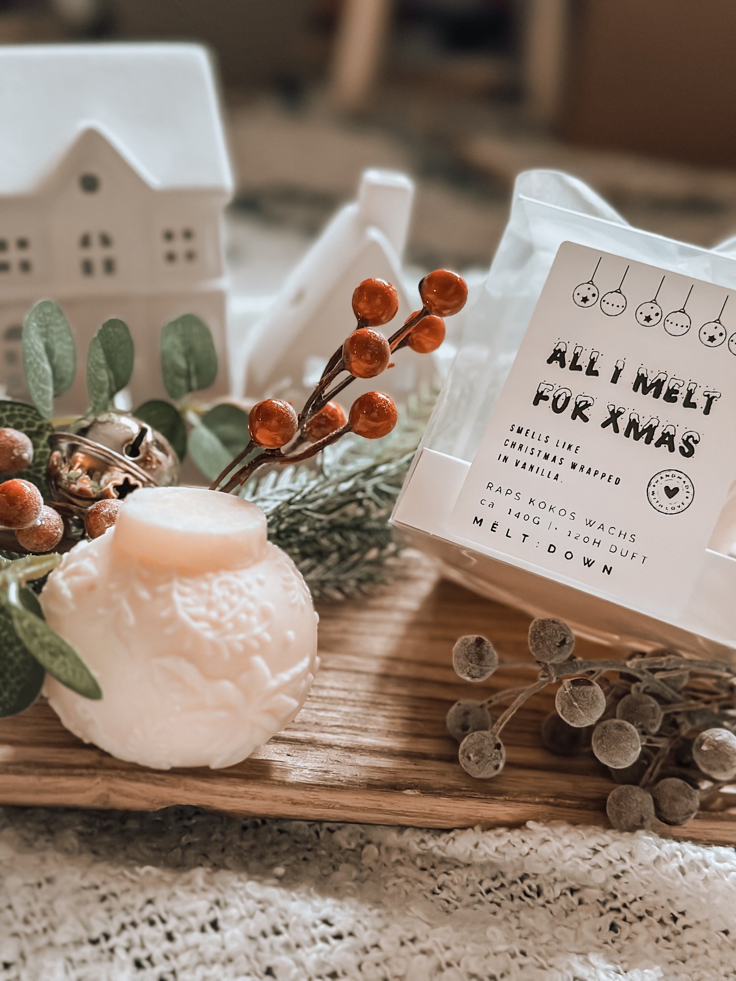 All I Melt For Xmas Duftwachs Weihnachtskugel