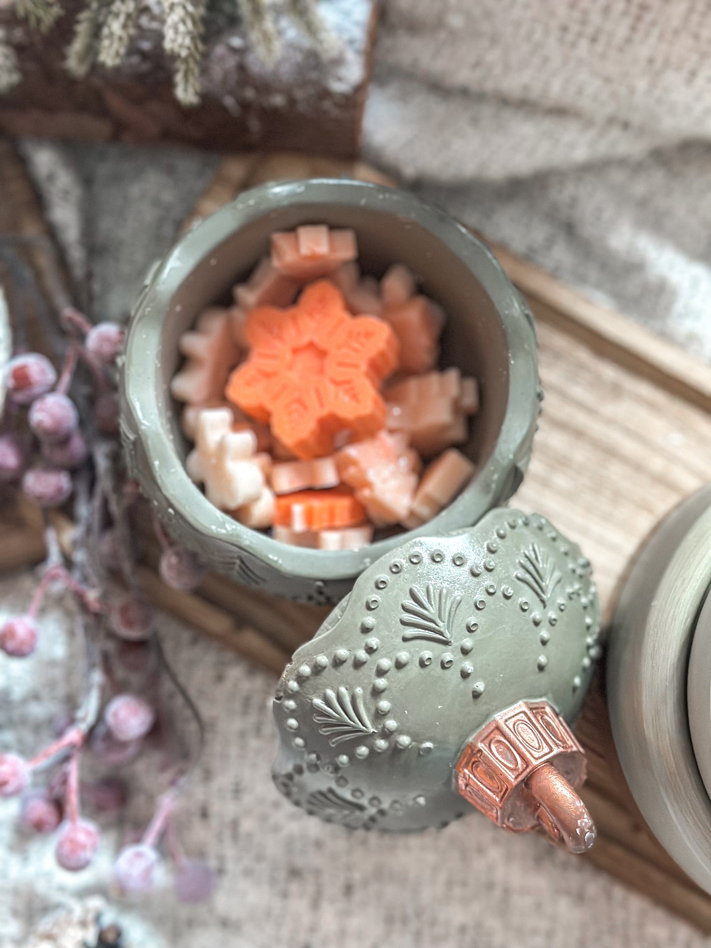 Orange You Naughty Duftwachs in edler Weihnachtsdose