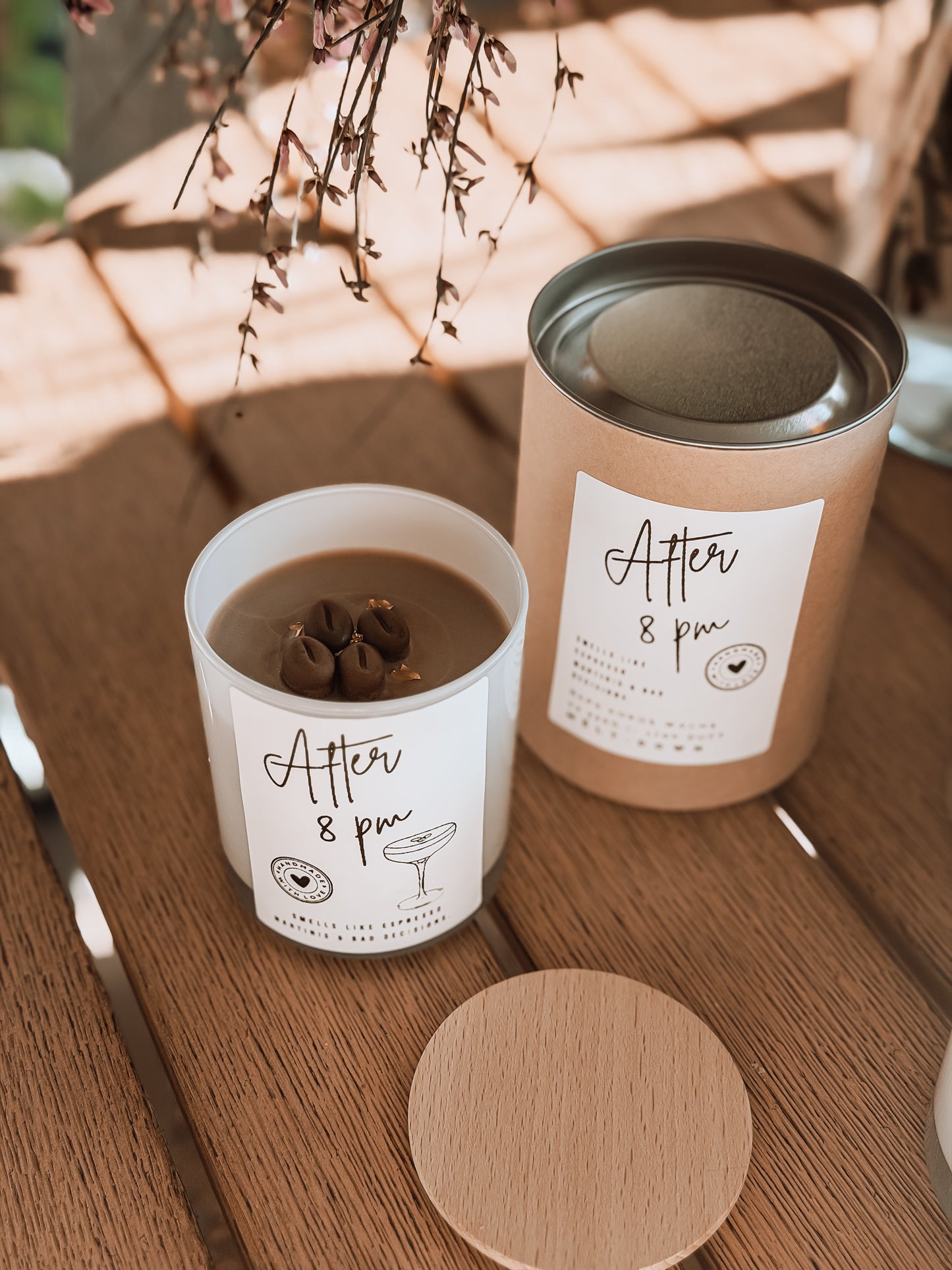 After 8pm - Dochtlose Kerze