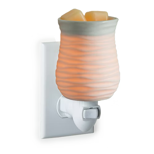 CANDLE WARMERS® Plug Duftlampe HARMONY elektrisch weiß aus Porzellan