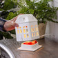 CANDLE WARMERS® Canopy Duftlampe PORCELAIN HOUSE weiß