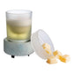 Beach Glass 2-in-1-Duftlampe mit Duftkerze und abgenommener Wachsschale – freigestellt