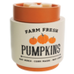 Freigestellte CANDLE WARMERS® Duftlampe FARM FRESH PUMPKINS in Creme und Orange