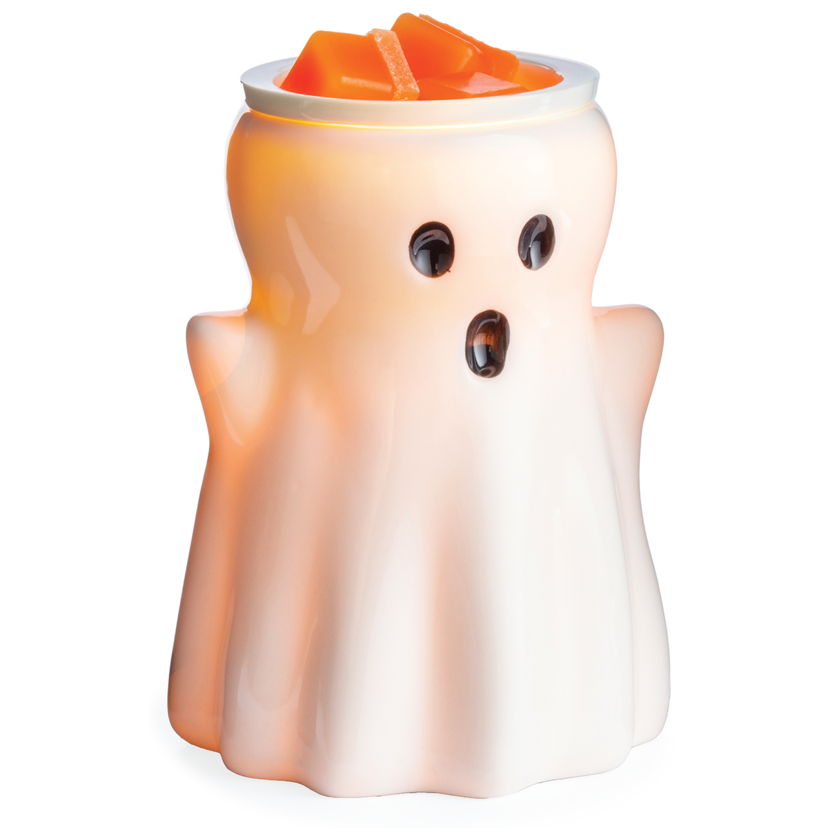 CANDLE WARMERS® Ghost Illumination Duftlampe aus weißer Keramik