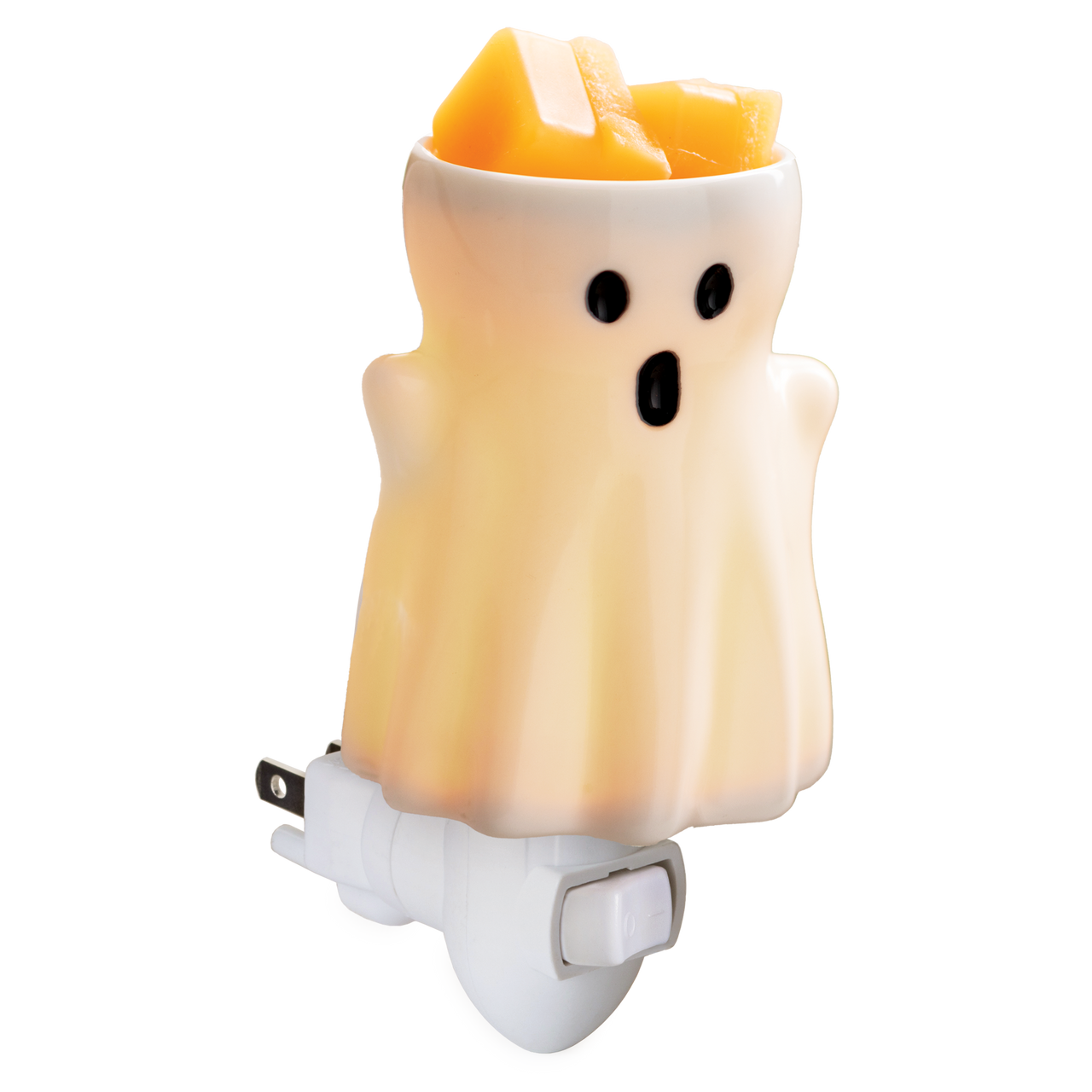 CANDLE WARMERS® Ghost Plug Duftlampe aus weißer Keramik