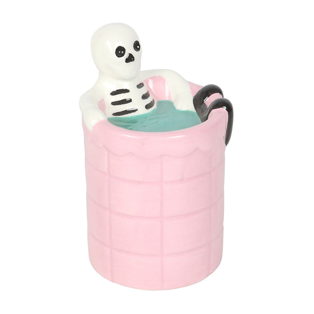 Dead Cool Skeleton Pool-Stövchen – Vorderansicht