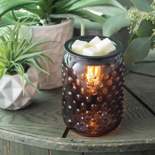 CANDLE WARMERS® SMOKEY HOBNAIL Edison Bulb Duftlampe