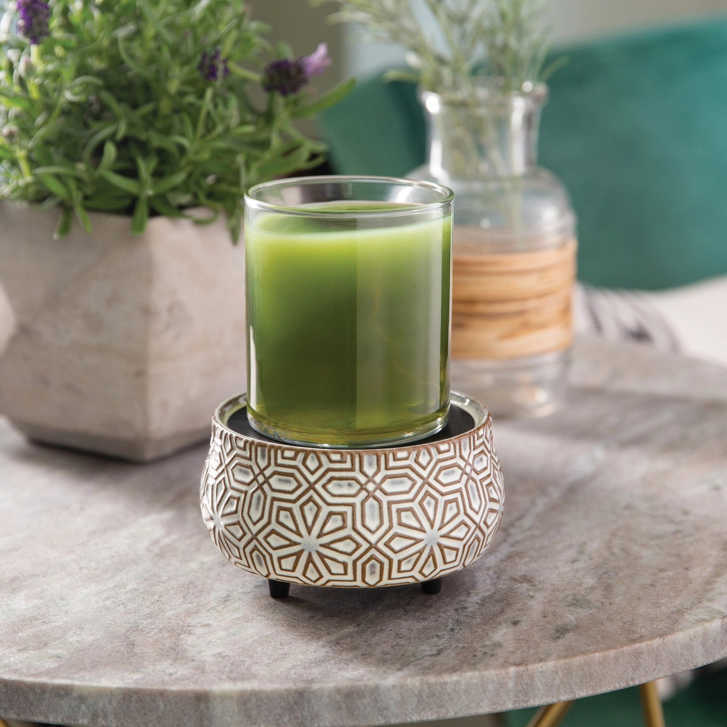 CANDLE WARMERS® BRONZE GEOMETRIC 2in1 Classic Duftlampe