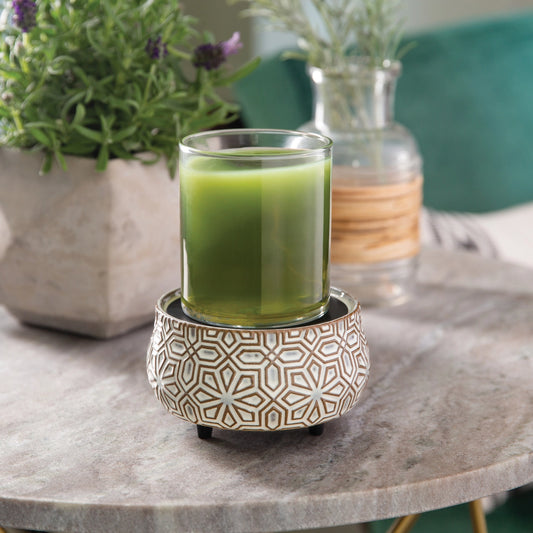 CANDLE WARMERS® BRONZE GEOMETRIC 2in1 Classic Duftlampe