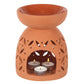 Large Terracotta XL-Stövchen – Seitenansicht
