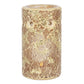 Gold Pillar Crackle Glass Stövchen – Detail